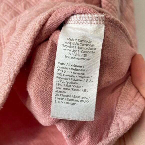 Crewcuts XS 4-5 Pink Quilted Long Sleeve Pullover Top For Girls - Picture 5 of 5